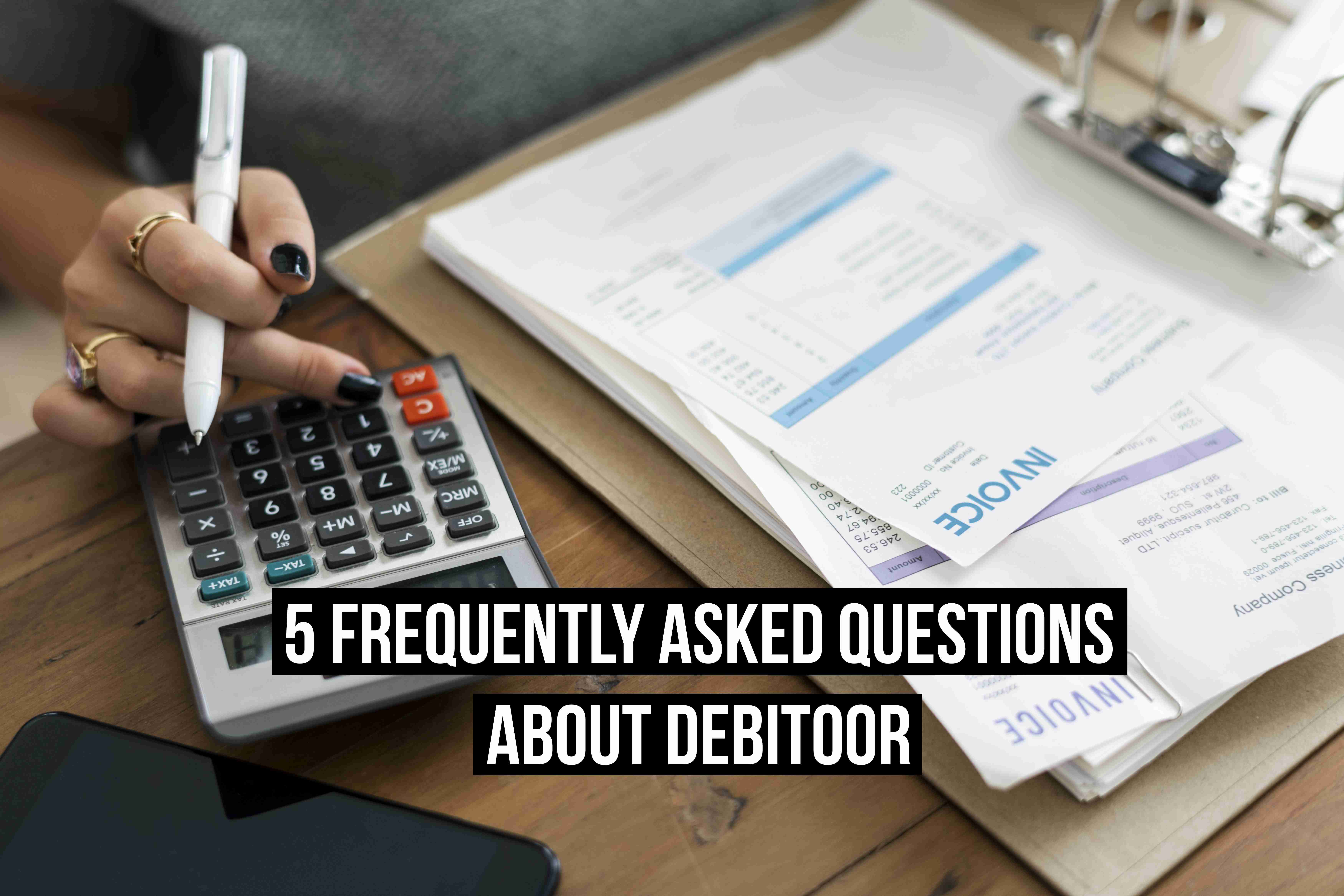 debitoor frequently asked questions title
