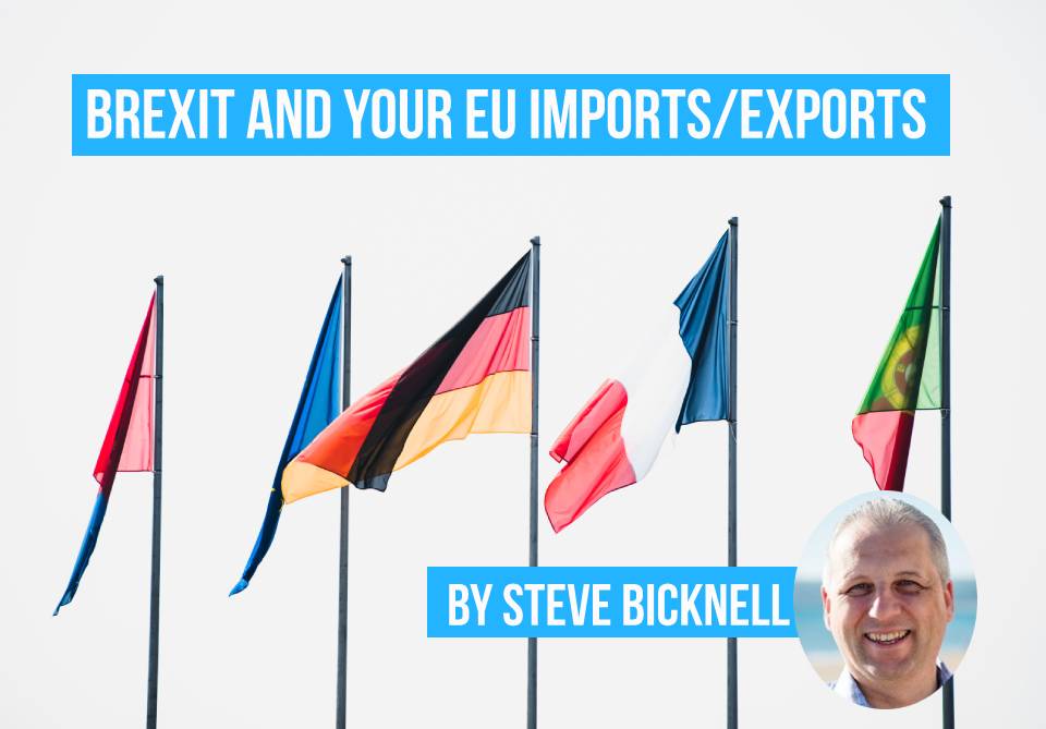 Five flags of EU countries - what a no-deal Brexit means for your imports and exports
