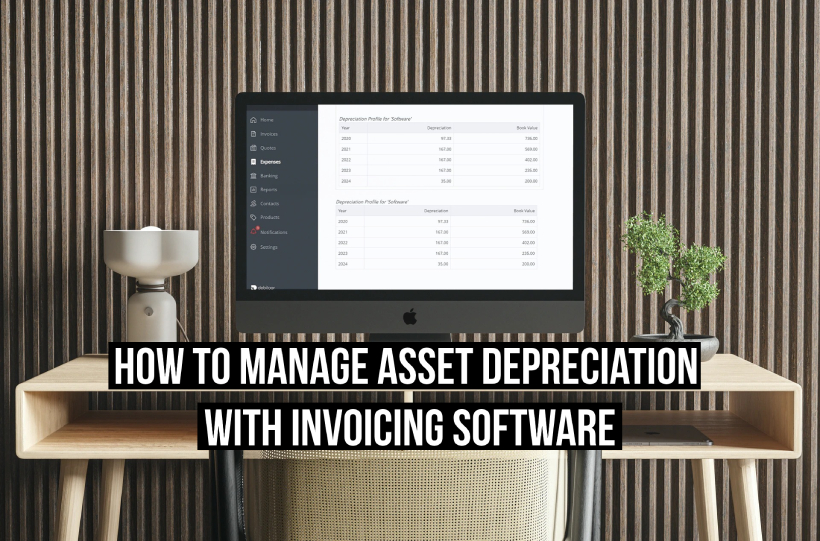 How to manage asset depreciation with invoicing software title image
