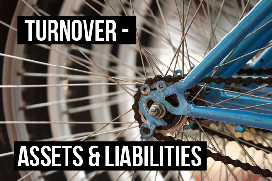 Wheels turning - Turnover is how often a company replaces its assets