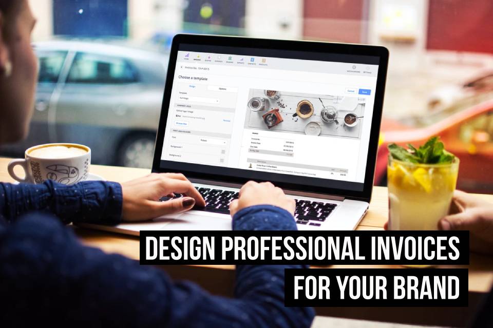 Professional, branded invoices created in Debitoor invoicing software