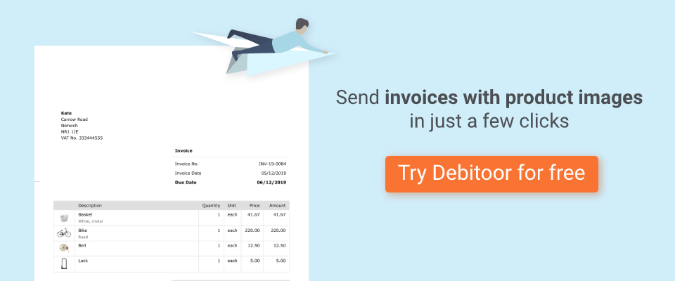 Try Debitoor invoicing software
