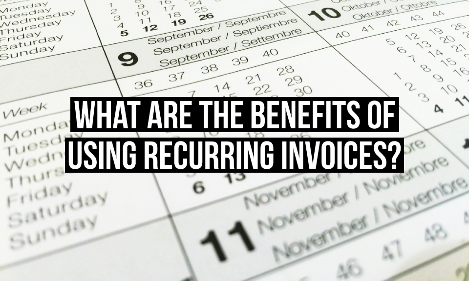 You can set up recurring invoices to help improve your cash flow, simplify your payment procedures, and develop better customer relationships