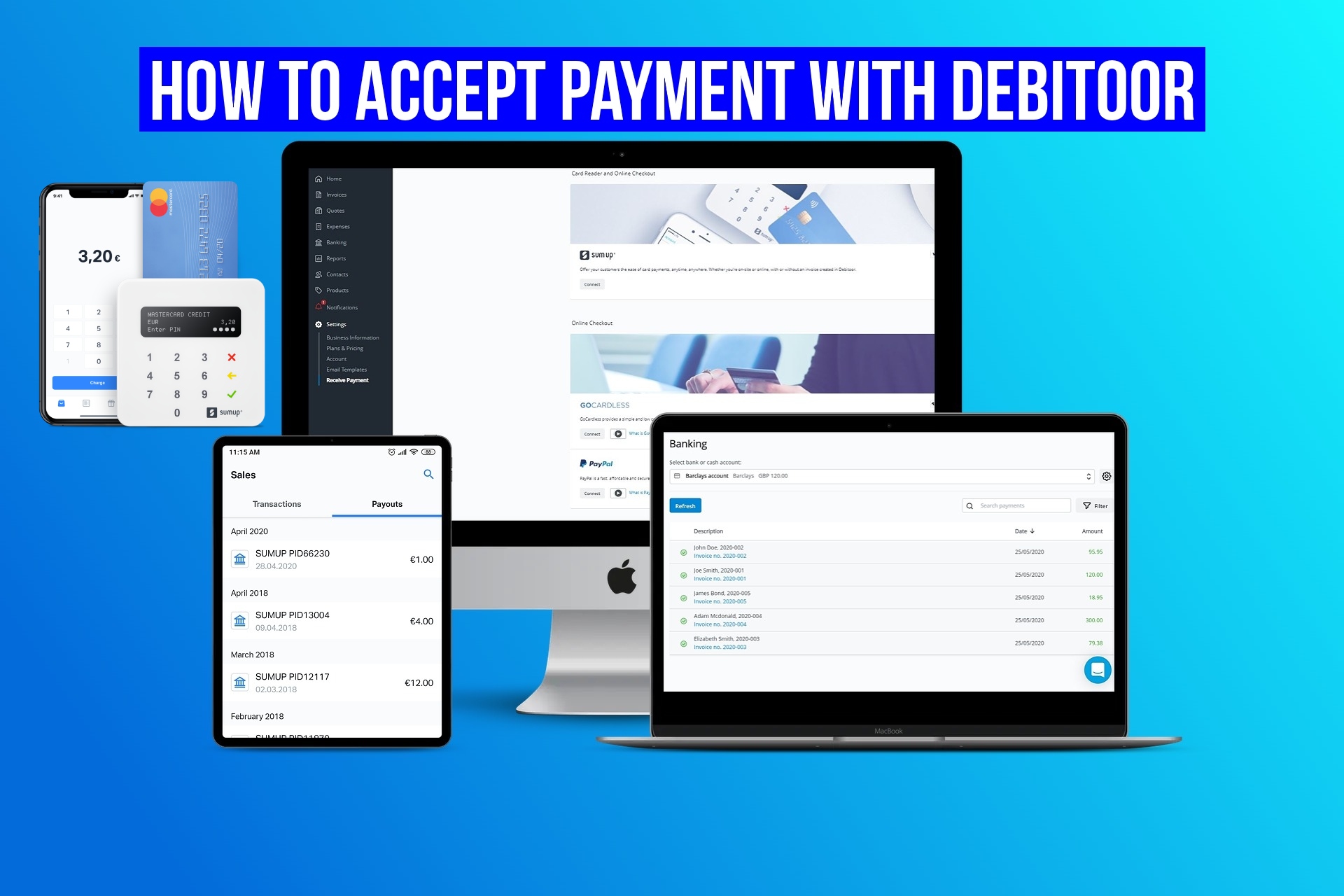 How to accept payment with Debitoor title image