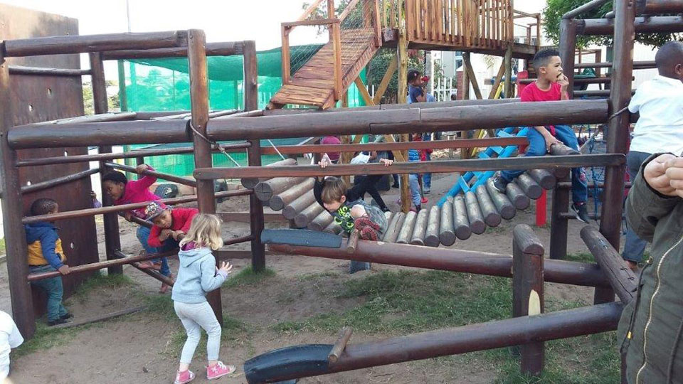 A playground at Moss Kiddos