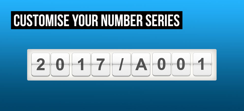 Now available in Debitoor invoicing software: custom number series!