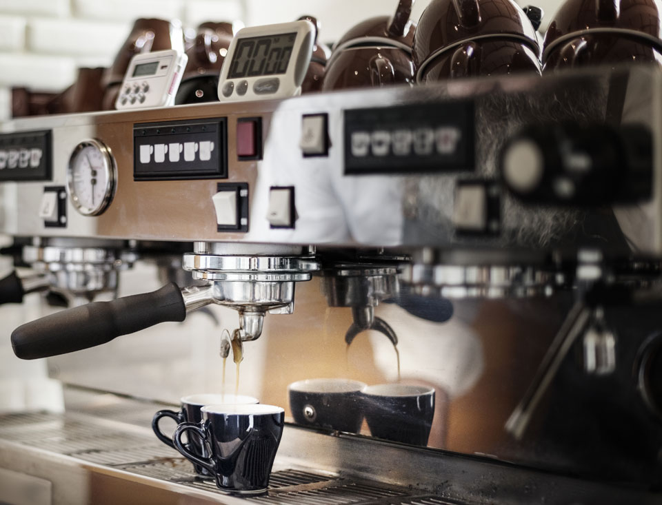 If you're craving coffee from a fancy machine like this one, you can still manage your invoices with invoicing software like Debitoor.