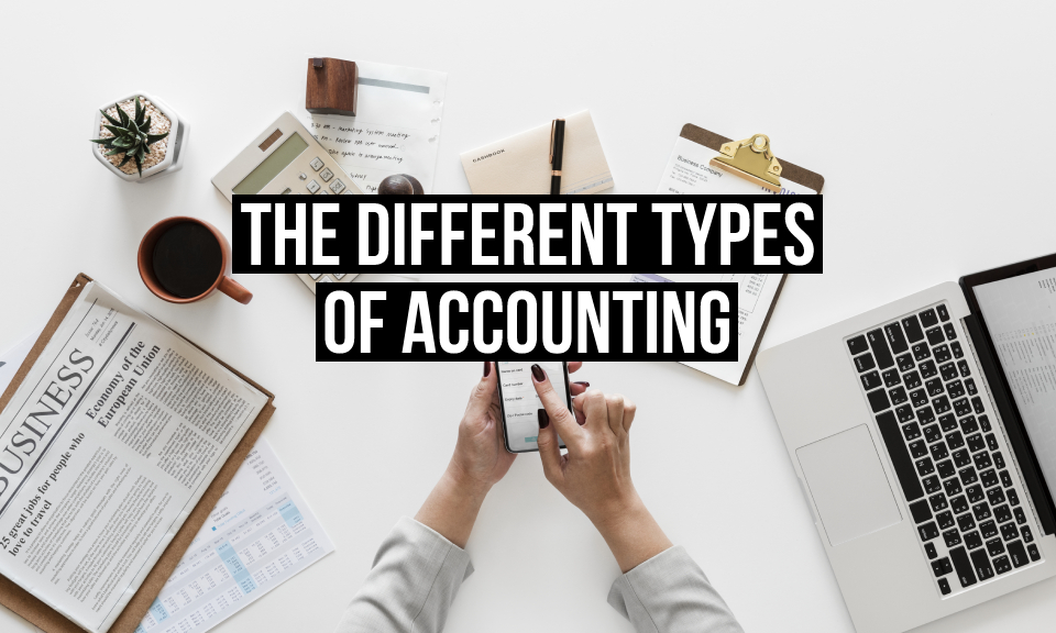 The different types of accounting title image