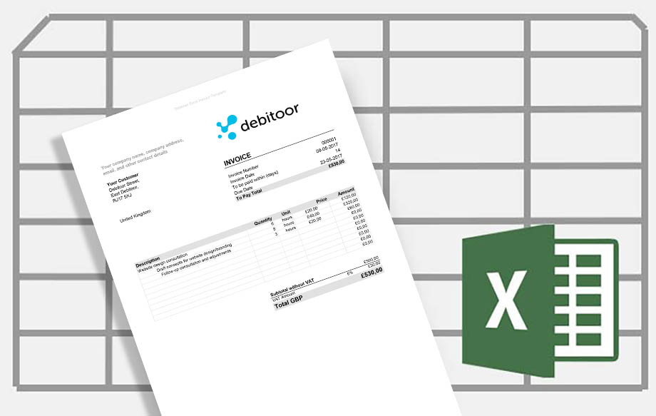 how to create a invoice template in excel