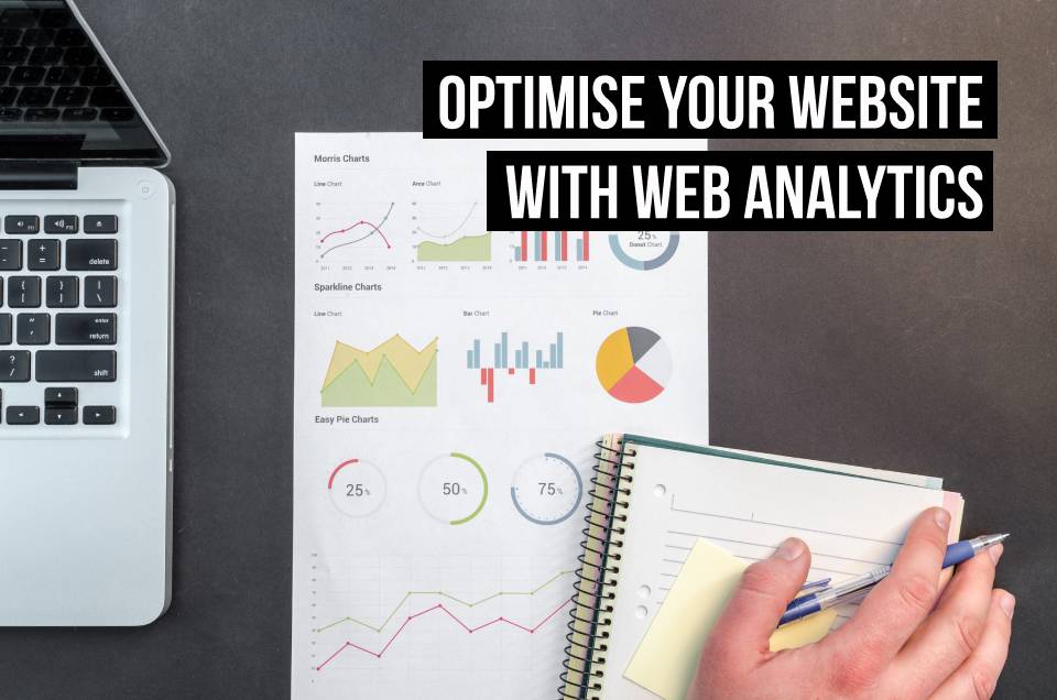 Better understand visitors to your website like these graphs on a piece of paper
